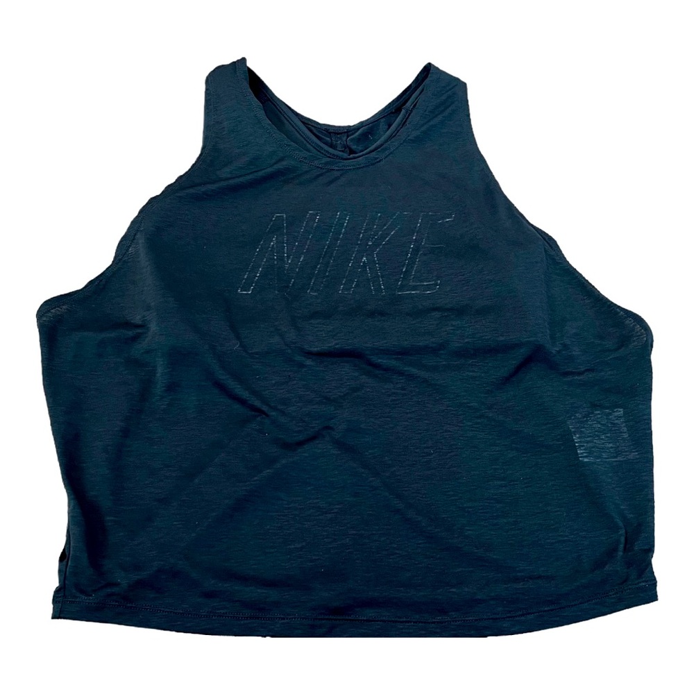 Nike Women’s Crop Tank Top, Size Small, Black And White